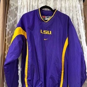Nike Purple and Yellow LSU Jacket